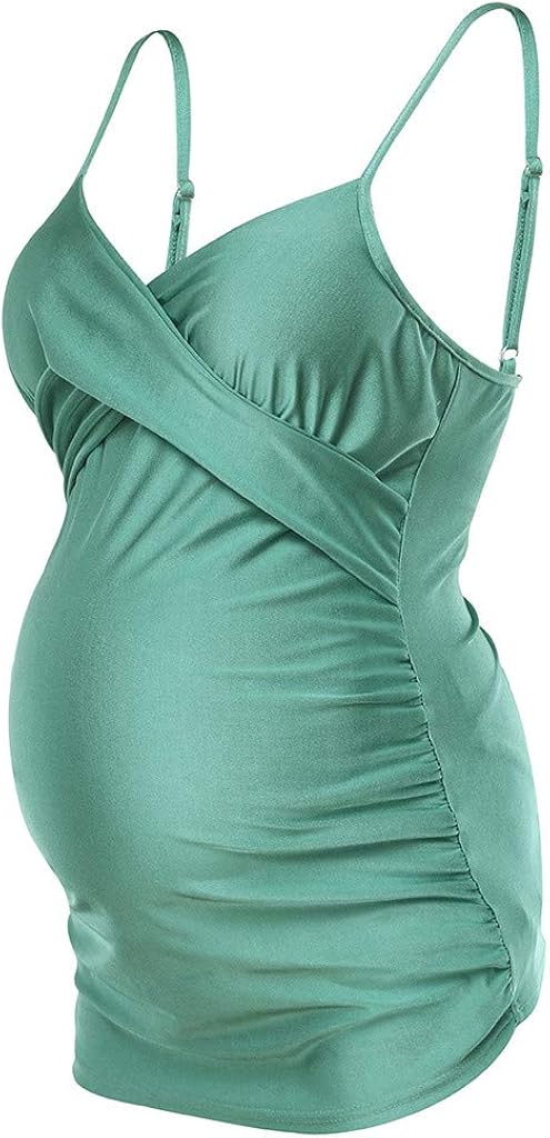 metcuento 孕妇坦基尼泳衣女式两件套泳装复古裹身孕妇泳衣沙滩装